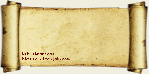 Jovana Popadić vizit kartica